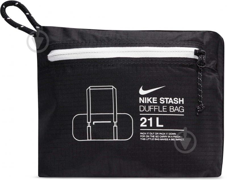 Сумка Nike Stash Duffel DB0306-010 21 л черный - фото 6