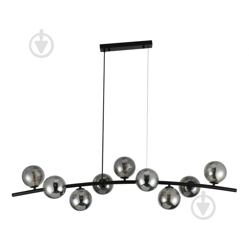 Люстра підвісна Miorro Sapori 1200x280x900 мм 9x7 Вт G9 чорний хром 51-311-175 - фото 1 Люстра підвісна Miorro Sapori 1200x280x900 мм 9x7 Вт G9 чорний хром 51-311-175 - фото 1