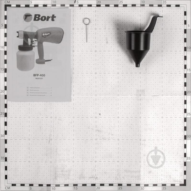 Краскораспылитель Bort с технологией HVLP и регулировкой расхода краски BFP-400 - фото 10