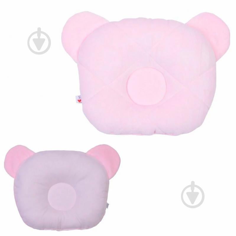 Подушка ортопедическая Baby Veres Velour Pink Lignt розовый 32х24 см - фото 2