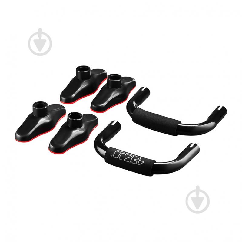 Упоры для отжимания 4fizjo Push-up Bars Black/Red (P-5907739310392) - фото 2