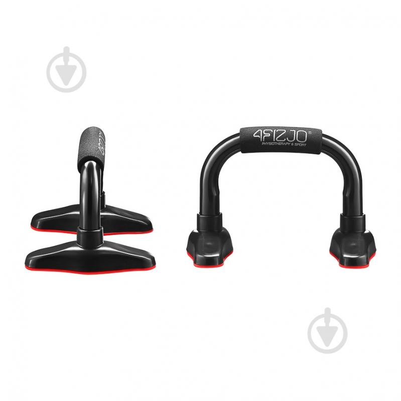 Упоры для отжимания 4fizjo Push-up Bars Black/Red (P-5907739310392) - фото 4