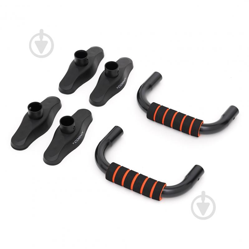 Упоры для отжимания Cornix Push-up Bars XR-0168 Black/Orange - фото 8