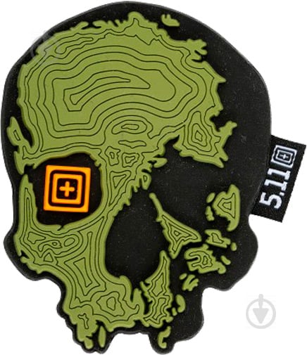 Шеврон Topo Skull Patch 81080-861 Mosstone - фото 1