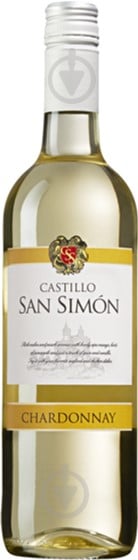 Вино J.Garcia Carrion Castillo San Simon Chardonnay белое сухое 11.5% (17619034050) 750 мл - фото 1