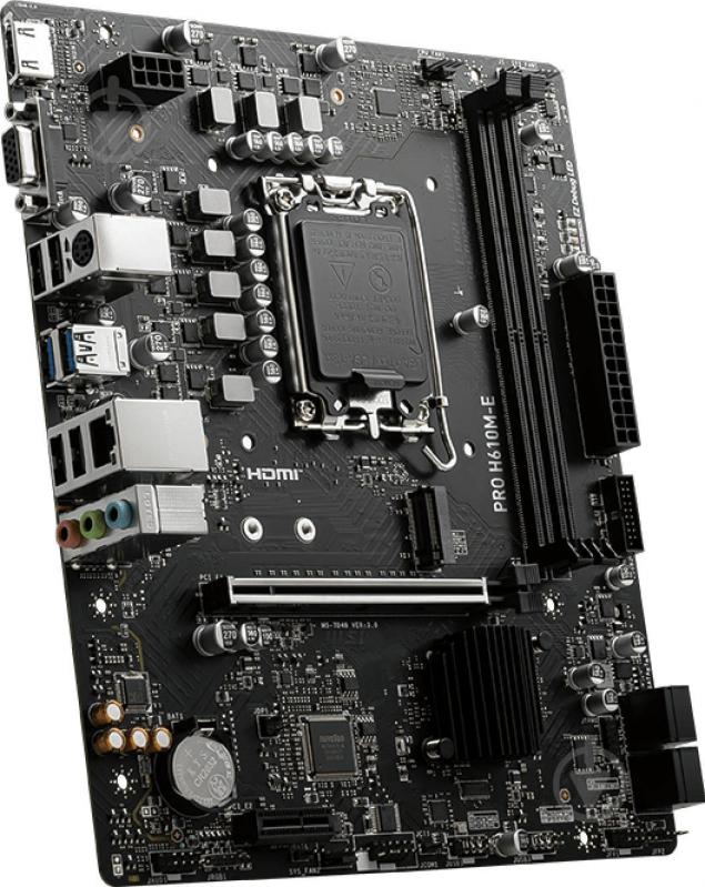 Материнская плата MSI 911-7D48-019 (LGA1700, Intel H610, micro ATX) - фото 2