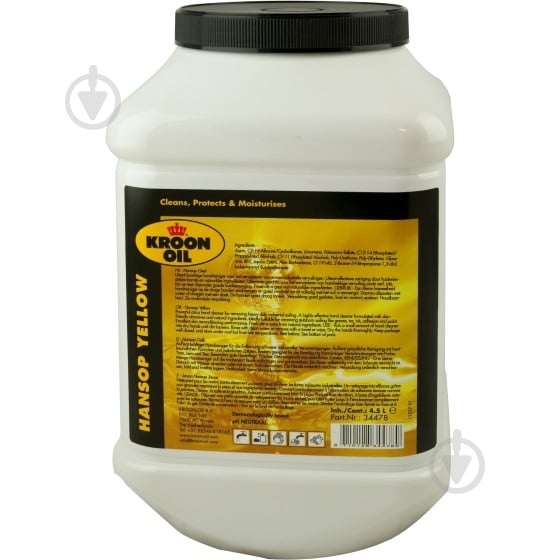 Паста для мытья рук KROON OIL Hansop Yellow (KL34478) 4500 мл - фото 1