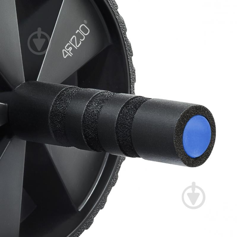 Ролик для пресса 4fizjo (гимнастическое колесо) Ab Wheel Black/Blue (P-5907739314857) - фото 3