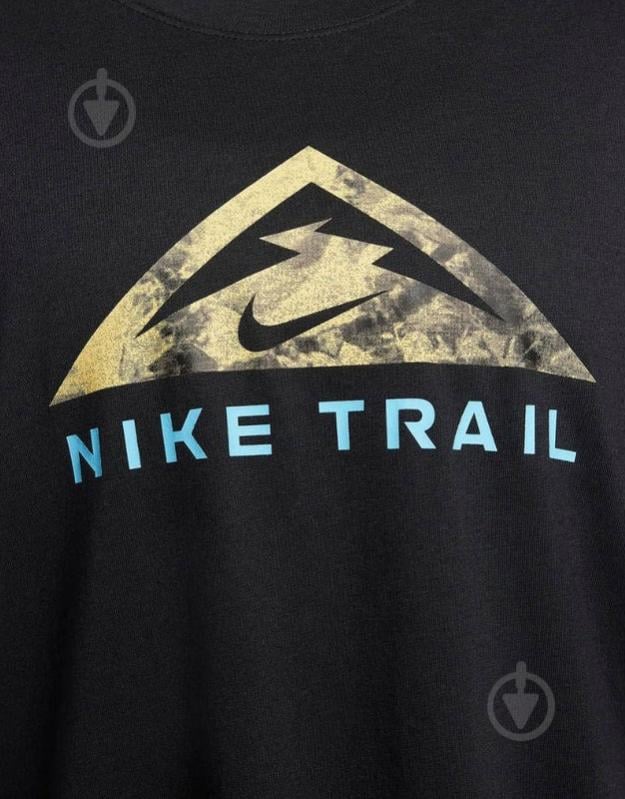 Футболка Nike Dri-Fit Trail DX7896-010 р.M черный - фото 3