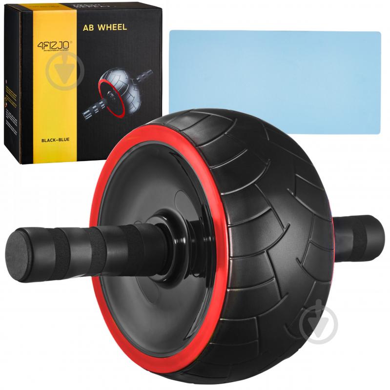 Ролик для преса 4fizjo (гімнастичне колесо) Ab Wheel XL Black/Red (P-5907739312747) - фото 1