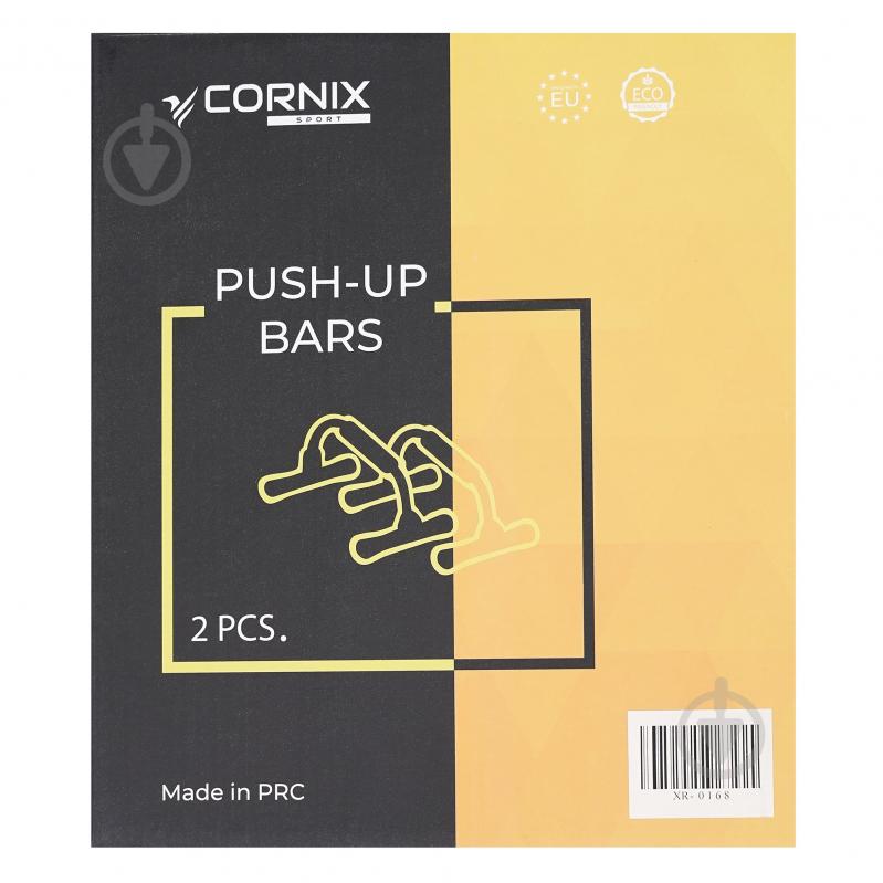 Упоры для отжимания Cornix Push-up Bars XR-0169 Black/Orange - фото 8 Упоры для отжимания Cornix Push-up Bars XR-0169 Black/Orange - фото 8