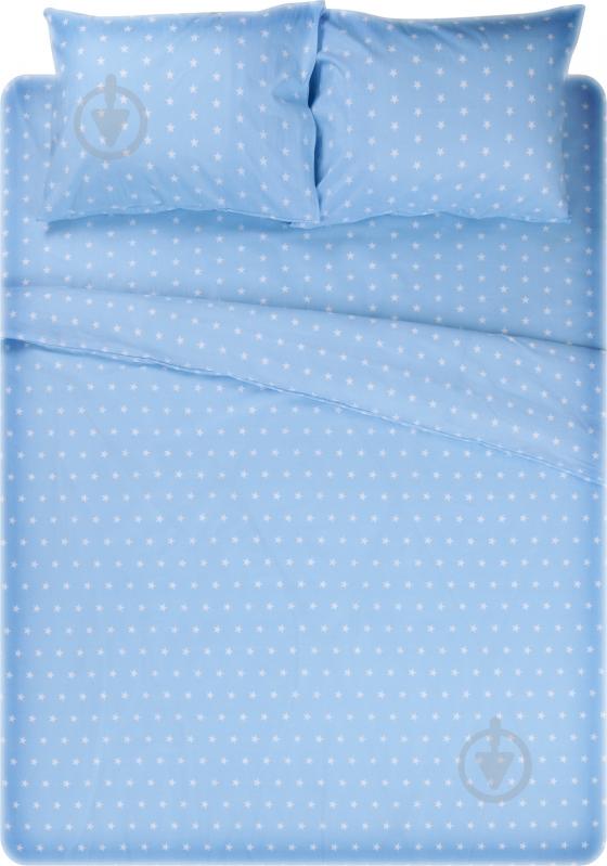 Комплект постельного белья Basic 2 голубой с рисунком La Nuit - фото 1