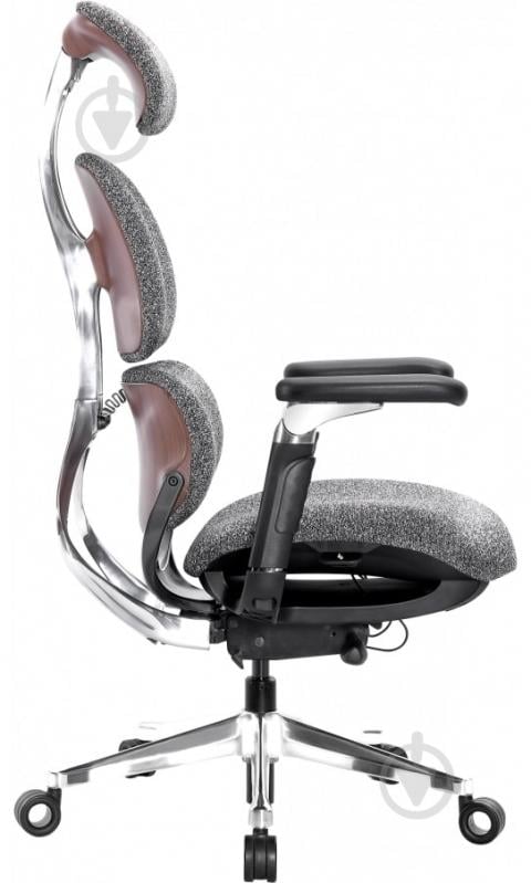 Крісло ігрове GT Racer X-819 сірий - фото 3 Крісло ігрове GT Racer X-819 сірий - фото 3