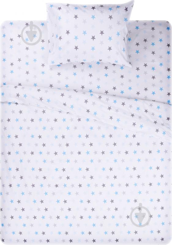 Комплект постельного белья Basic 1.5 белый с принтом La Nuit - фото 1