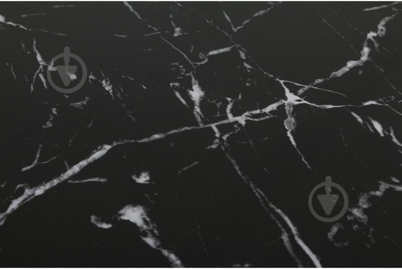 Стол Эдисон 1200(1550)x730x760мм мрамор черный/черный - фото 5