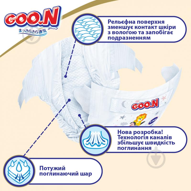 Підгузки Goo.N Premium Soft S 4-8 кг 18 шт. - фото 4