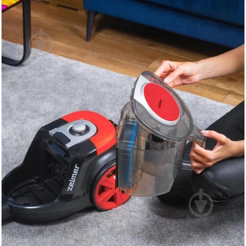 Пилосос Zelmer KRZYS ZVC021P black/orange - фото 5 Пилосос Zelmer KRZYS ZVC021P black/orange - фото 5