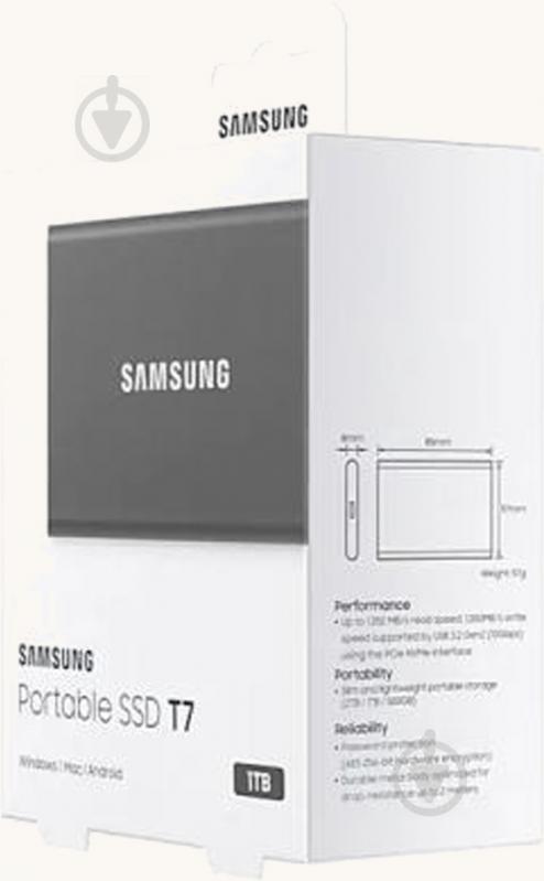 SSD-накопитель Samsung 1000GB Portable USB 3.2 3D TLC (MU-PC1T0T/WW) - фото 8