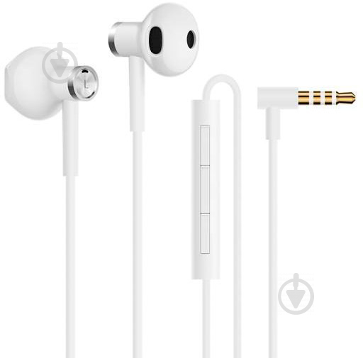 Наушники Xiaomi Mi Dual-Unit Half-Ear Headphones white (626795) - фото 1