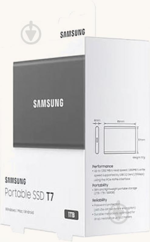 SSD-накопитель Samsung 2000GB Portable USB 3.2 3D TLC (MU-PC2T0T/WW) - фото 8