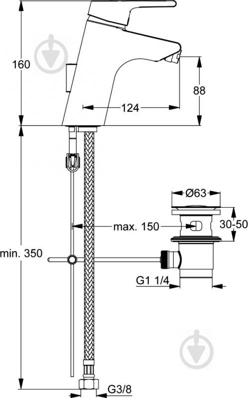 Змішувач для біде Ideal Standard Актив В8064АА - фото 5