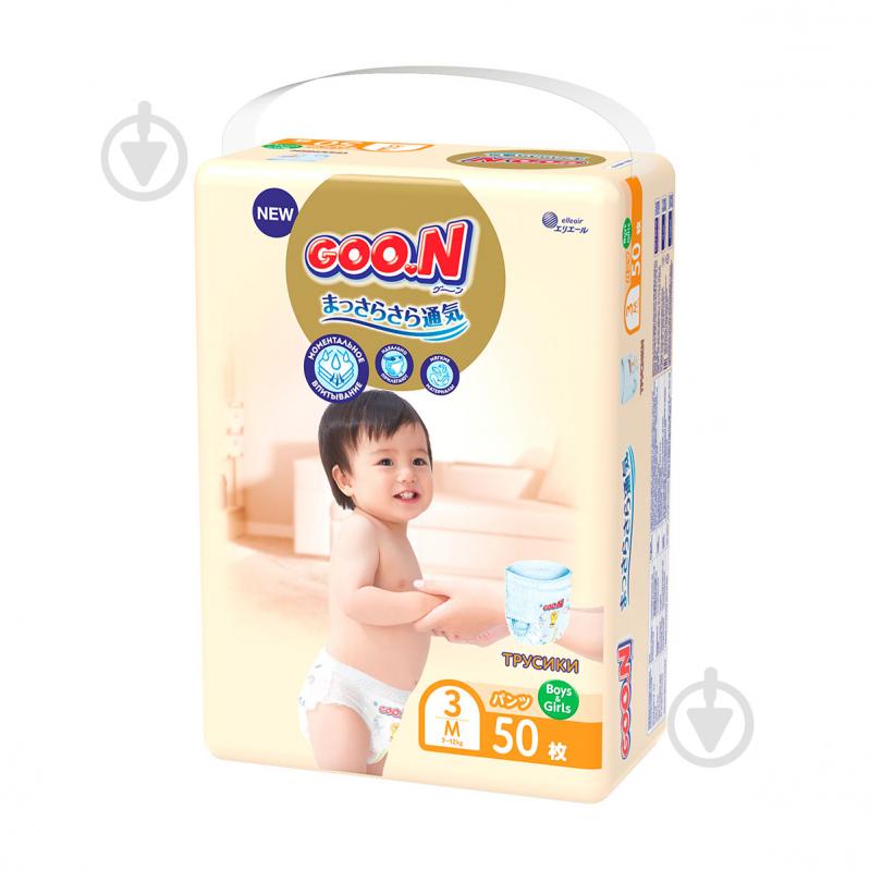 Подгузники-трусики Goo.N Premium Soft M 7-12 кг 50 шт. - фото 2