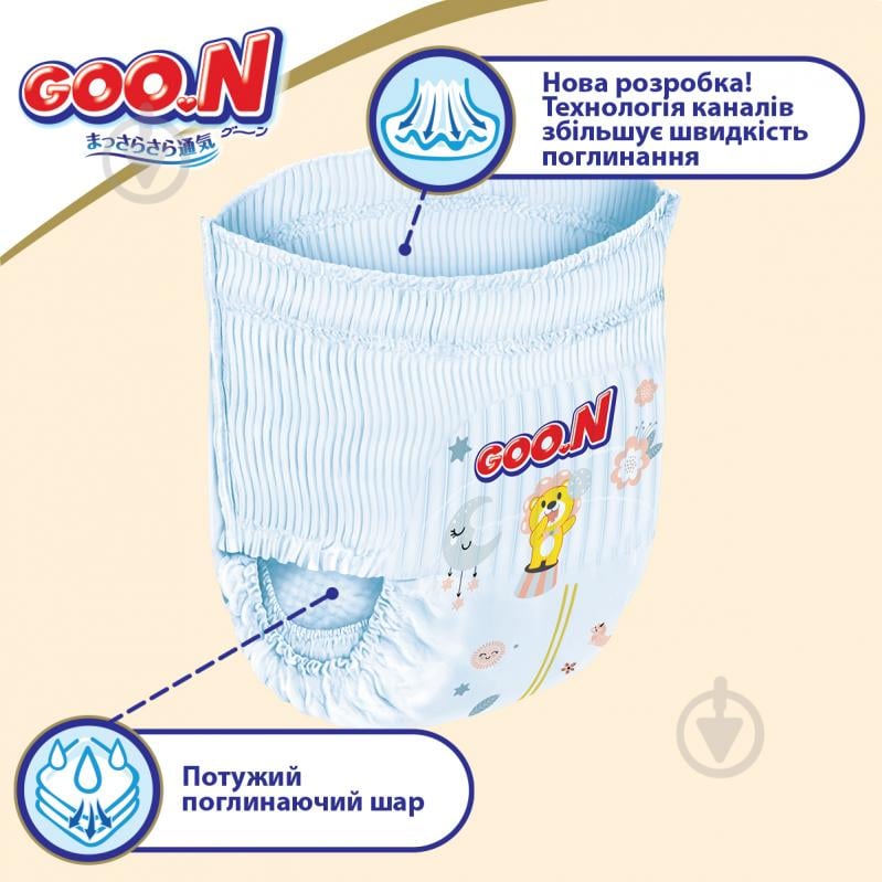 Підгузки-трусики Goo.N Premium Soft XXL 15-25 кг 30 шт. - фото 4