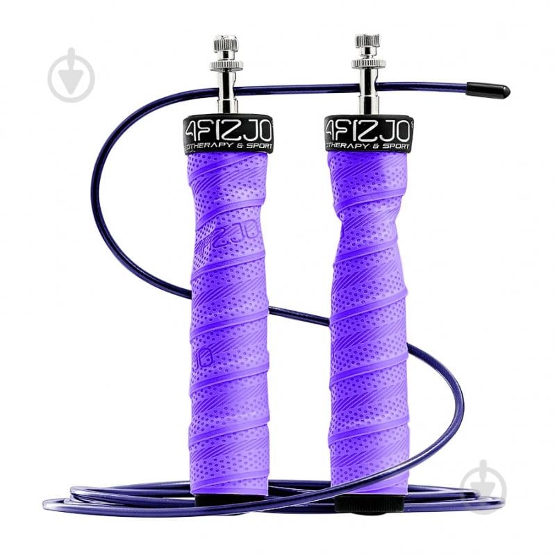 Скакалка 4fizjo скоростная для кроссфита Speed Rope PRO+ Violet (P-5907739313188) - фото 3