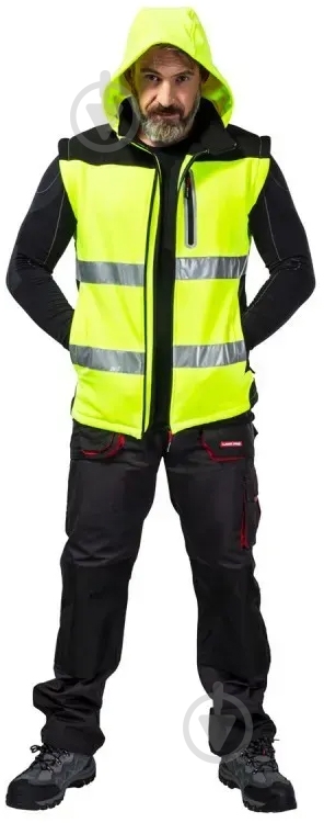 Куртка сигнальна Lahti Pro р. 3XL зріст 194 L4091906 салатовий - фото 5 Куртка сигнальна Lahti Pro р. 3XL зріст 194 L4091906 салатовий - фото 5