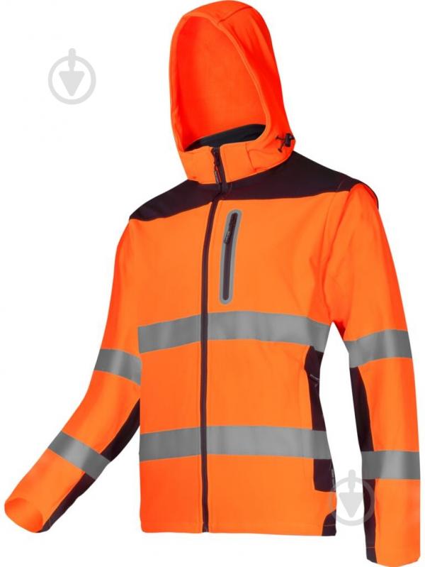 Куртка сигнальная Lahti Pro р. S рост 164 L4092201 оранжевый - фото 1 Куртка сигнальная Lahti Pro р. S рост 164 L4092201 оранжевый - фото 1