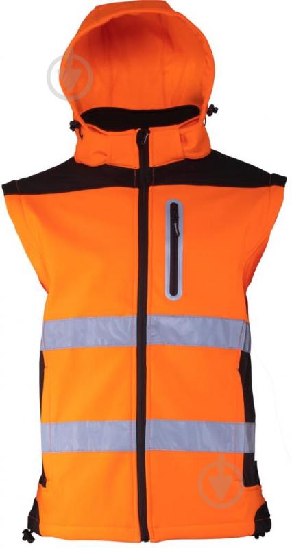 Куртка сигнальная Lahti Pro р. S рост 164 L4092201 оранжевый - фото 6 Куртка сигнальная Lahti Pro р. S рост 164 L4092201 оранжевый - фото 6
