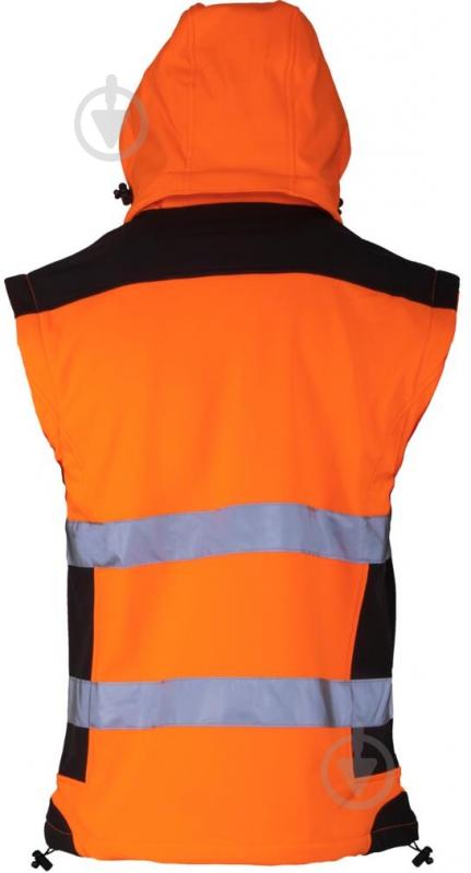 Куртка сигнальная Lahti Pro р. S рост 164 L4092201 оранжевый - фото 7 Куртка сигнальная Lahti Pro р. S рост 164 L4092201 оранжевый - фото 7