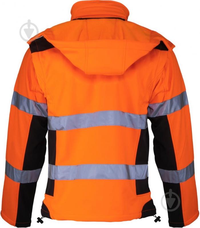 Куртка сигнальная Lahti Pro р. S рост 164 L4092201 оранжевый - фото 4 Куртка сигнальная Lahti Pro р. S рост 164 L4092201 оранжевый - фото 4