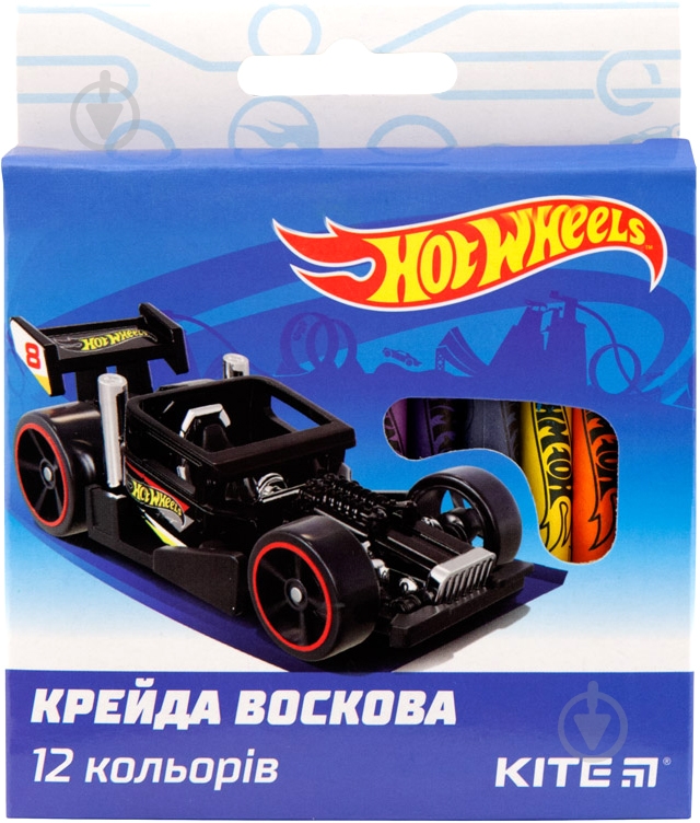 Набор мелков восковых 12 цветов HW19-070 KITE - фото 1