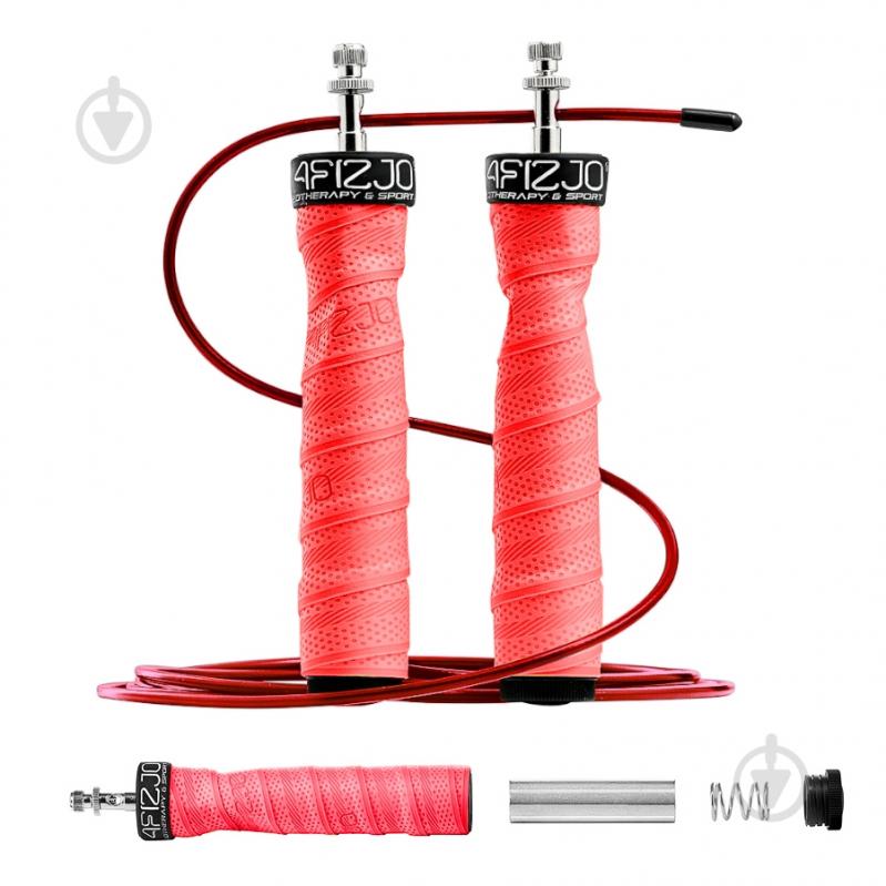 Скакалка 4fizjo швидкісна для кросфіту Speed Rope PRO+ Red (P-5907739313171) - фото 3