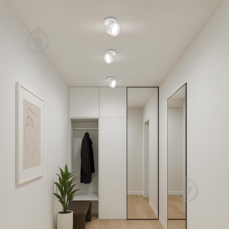 Світильник накладний поворотний Sensio під лампу 1x13 Вт GX53 білий MLT509-1 w - фото 3 Світильник накладний поворотний Sensio під лампу 1x13 Вт GX53 білий MLT509-1 w - фото 3