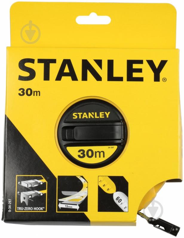 Рулетка Stanley FIBERGLASS 0-34-297 30 м x 12 мм - фото 2