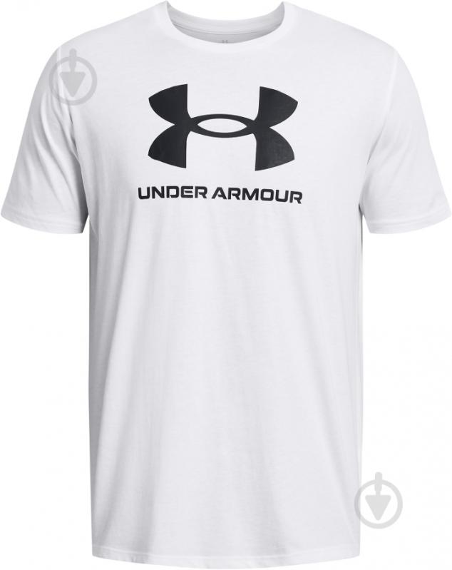 Футболка Under Armour UA SPORTSTYLE LOGO UPDATE SS 1382911-100 р.S білий - фото 3