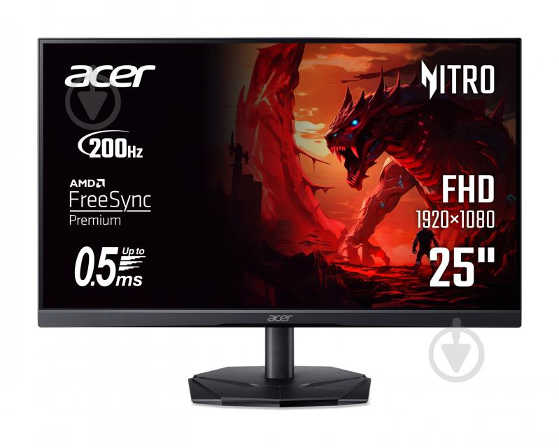 Монитор Acer Nitro KG251QX0biip 24,5" (UM.KX1EE.005) - фото 2
