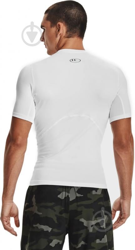 Футболка Under Armour UA HG ARMOUR COMP SS 1361518-100 р.S белый - фото 2