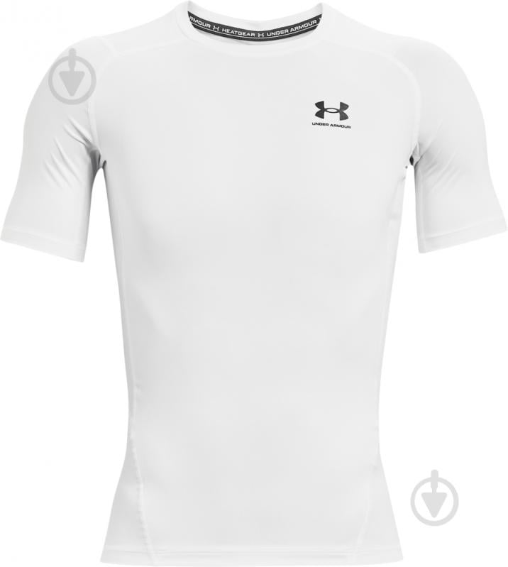 Футболка Under Armour UA HG ARMOUR COMP SS 1361518-100 р.S белый - фото 5