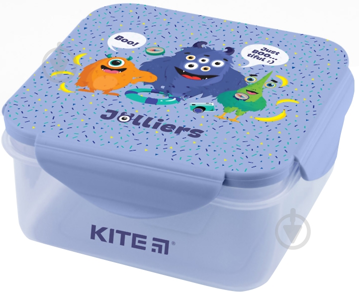 Ланч-бокс KITE Jolliers 860 мл k19-178-3 голубой - фото 1