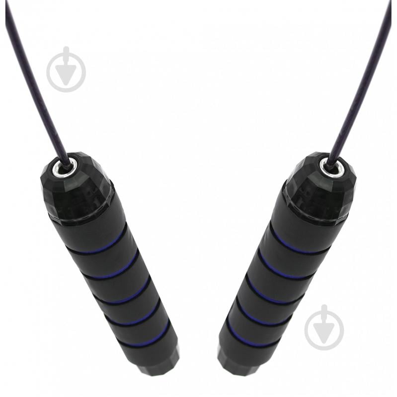 Скакалка Cornix скоростная для кроссфита Speed Rope Classic XR-0147 Black/Blue - фото 4