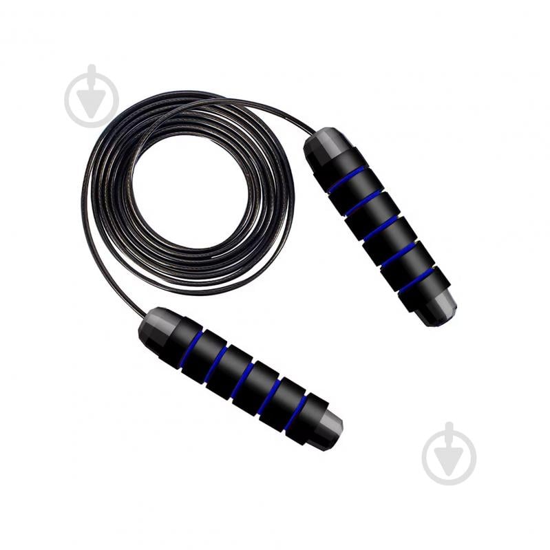 Скакалка Cornix скоростная для кроссфита Speed Rope Classic XR-0147 Black/Blue - фото 6