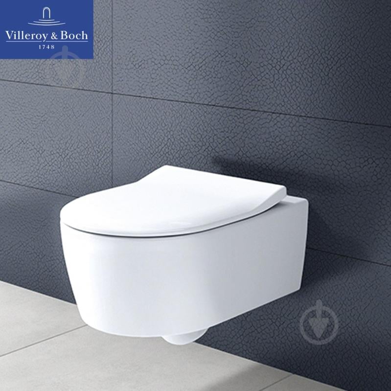 Унитаз подвесной Villeroy & Boch Avento 5656RS01 с сиденьем - фото 3