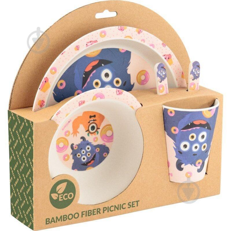 Набор посуды из бамбука 5 предметов k19-500 KITE - фото 2 Набор посуды из бамбука 5 предметов k19-500 KITE - фото 2