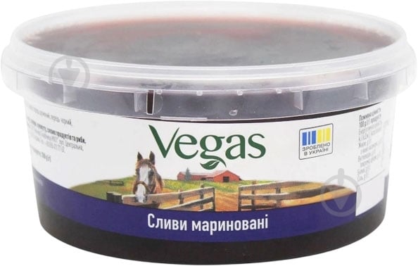 Сливы маринованные Vegas 350 г - фото 1