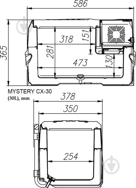 Автохолодильник Mystery 30 л MCX-30 - фото 5