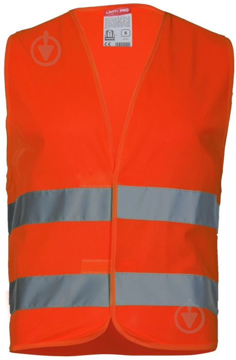 Жилет сигнальный Lahti Pro р. XXL LPKO22XL оранжевый - фото 1 Жилет сигнальный Lahti Pro р. XXL LPKO22XL оранжевый - фото 1
