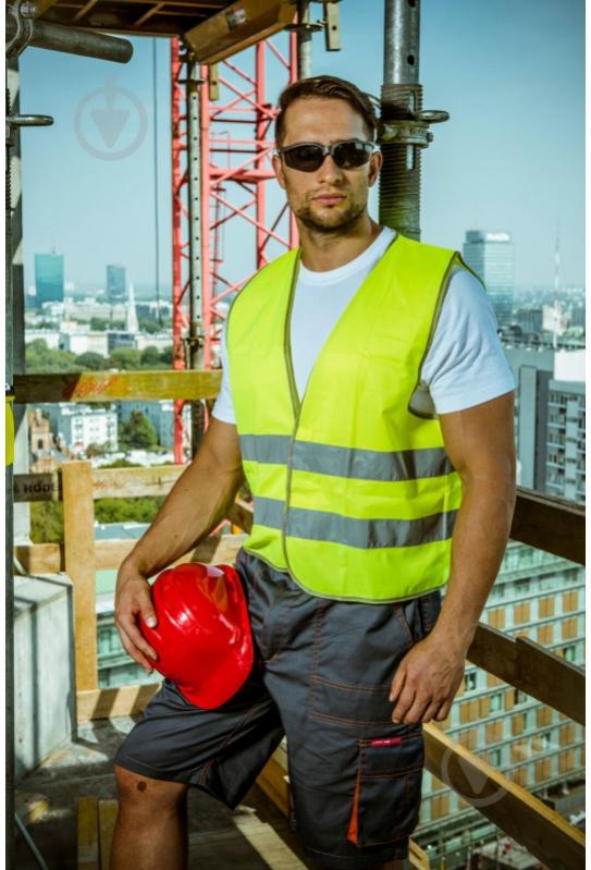 Жилет сигнальный Lahti Pro р. XXL LPKO12XL желтый - фото 6 Жилет сигнальный Lahti Pro р. XXL LPKO12XL желтый - фото 6